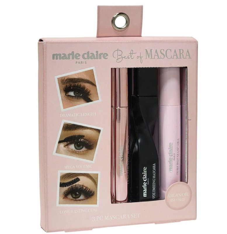 SET DE RIMEL EN TRIO 3PCS MARIE CLAIRE PARIS 8ML X 3PCS