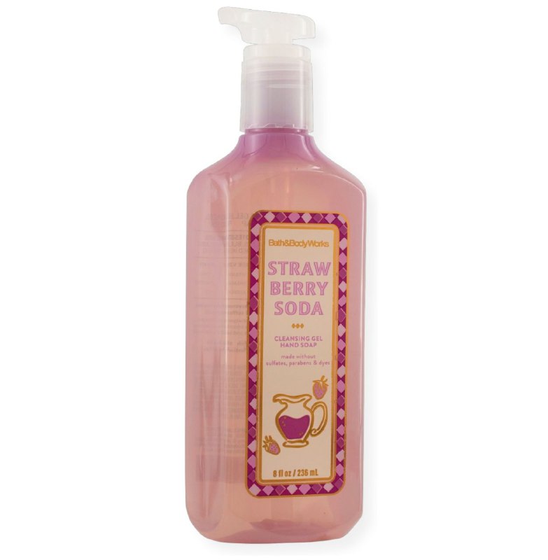 BATH & BODY WORKS JABON DE MANOS SUAVE Y LIMPIO STRAWBERRY SODA 236ML