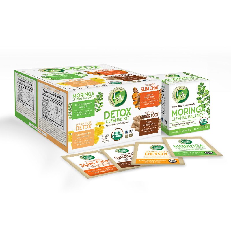TE KIT DE DESINTOXICACION Y LIMPIEZA SUPLUMENTO DE TE DE HIERBAS ORGANICO VARIOS SABORES Y EFECTOS LIFESTYLE 40UND
