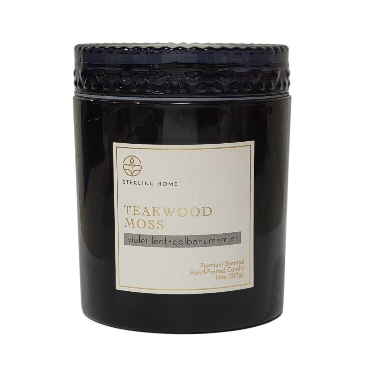 VELA AROMATICA TEAKWOOD MOSS STERLING HOME 397G