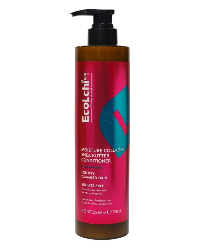 ACONDICIONADOR PARA EL CABELLO HIDRATANTE DE COLAGENO Y MANTECA DE KARITE 750ML ECOLCHI PRO