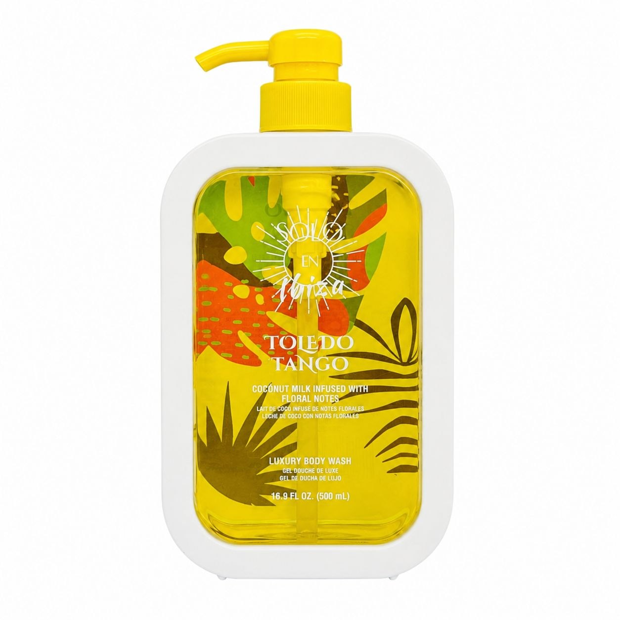 GEL DE DUCHA RELANJANTE E HIDRATANTE DE LECHE DE COCO CON NOTAS FLORALES TOLEDO TANGO SOLO EN IBIZA 500ML