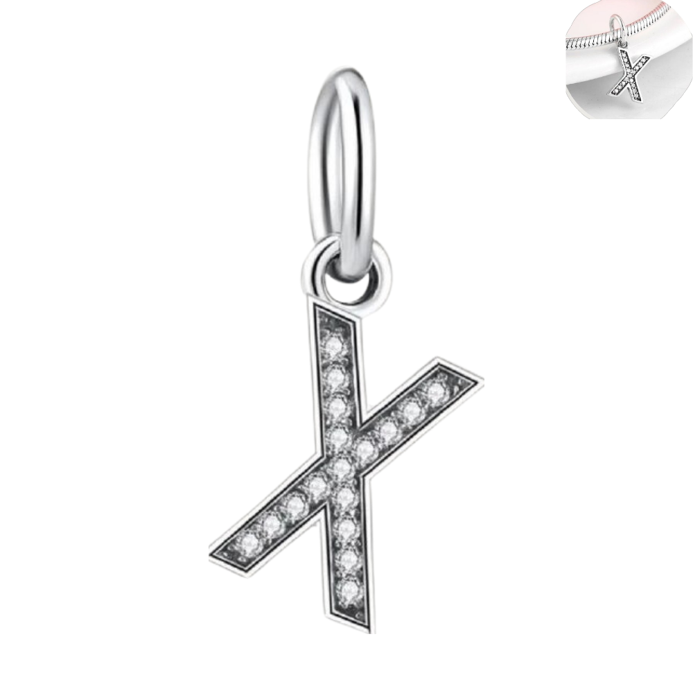 PCHARM1810 COLGANTE LETRA X