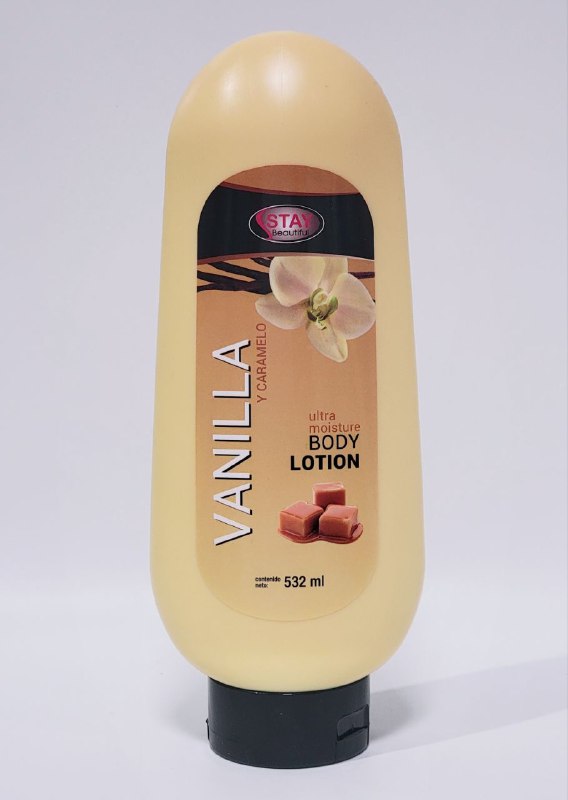 CREMA CORPORAL SUAVIZANTE CON EXTRACTO DE VAINILLA STAY BEAUTIFUL 532ML