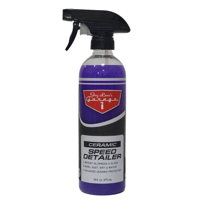 CERA LIQUIDA EN SPRAY PARA AUTO, PRODUCTO DE LIMPIEZA Y DETALLADO DE PRIMERA CALIDAD, DA BRILLO Y SUAVIDAD REPELE EL POLVO Y SUCIEDAD JAY LENO GARAGE 473ML