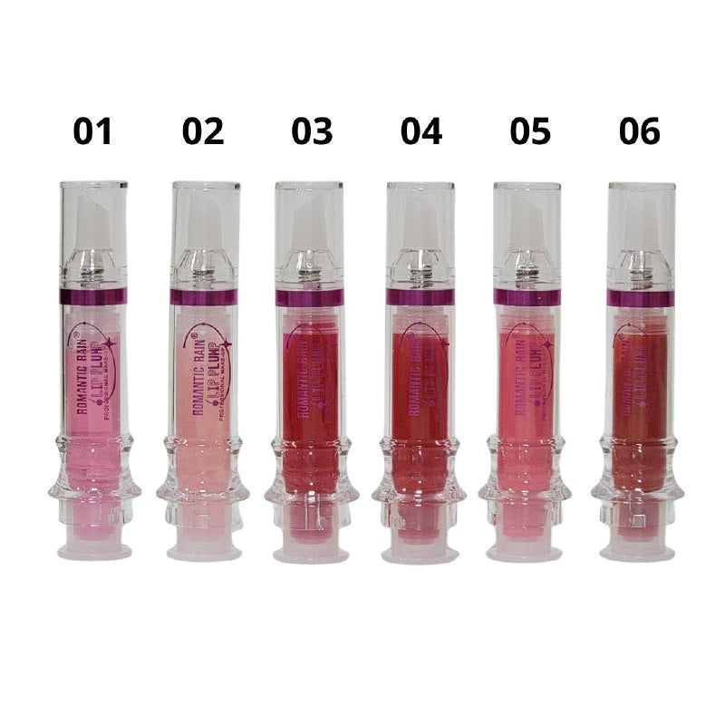 VOLUMINIZADOR DE LABIOS IMPERMEABLE 6 TONOS ROMANTIC RAIN