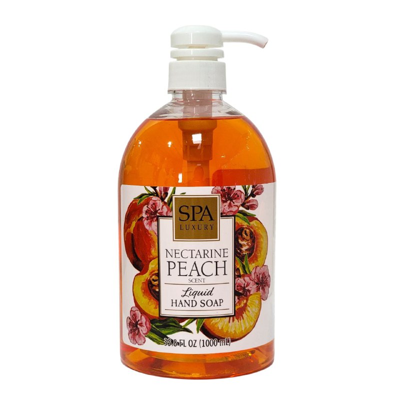 JABON DE MANOS CON ESENCIA A NECTAR DE DURAZNO HIDRATANTE SPA LUXURY 1000ML