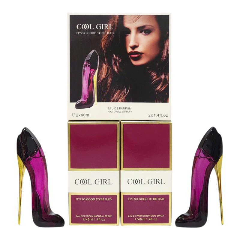 SET COOL GIRL ITS SO GOOD TO BE BAD EDP 40MLX2 (M) (AROMA SIMILAR A CAROLINA HERRERA GOOD GIRL VERY GLAM)