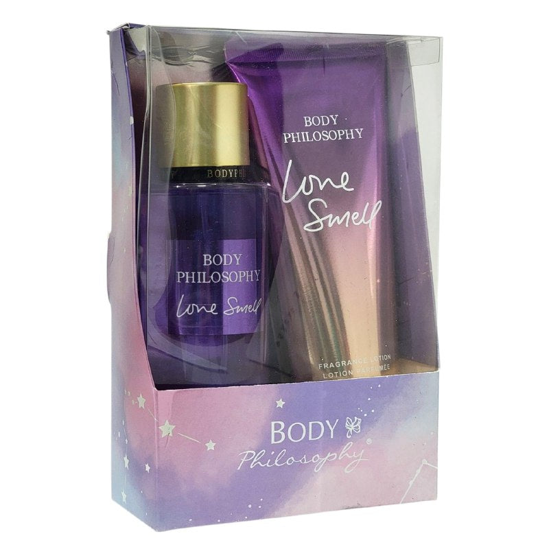SET BODY PHILOSOPHY SPLASH Y CREMA LOVE SMELL (M) (AROMA SIMILAR A VICTORIAS SECRET LOVE SPELL)