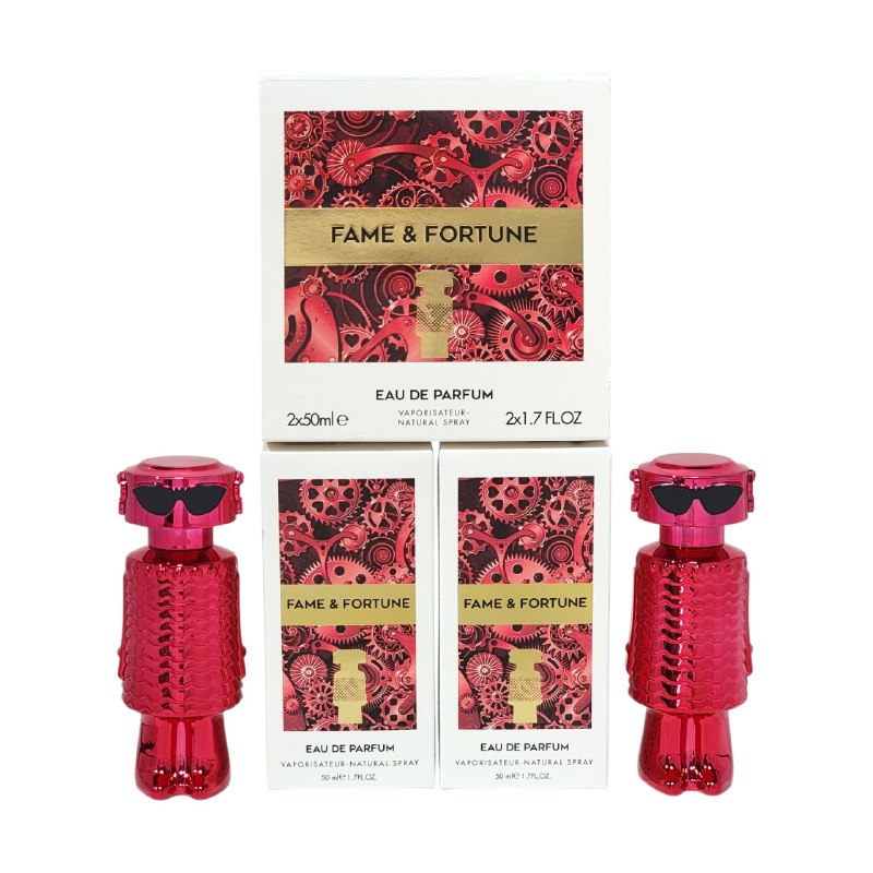 SET FAME & FORTUNE EDP 50MLX2 (M) (AROMA SIMILAR A PACO RABANNE FAME)