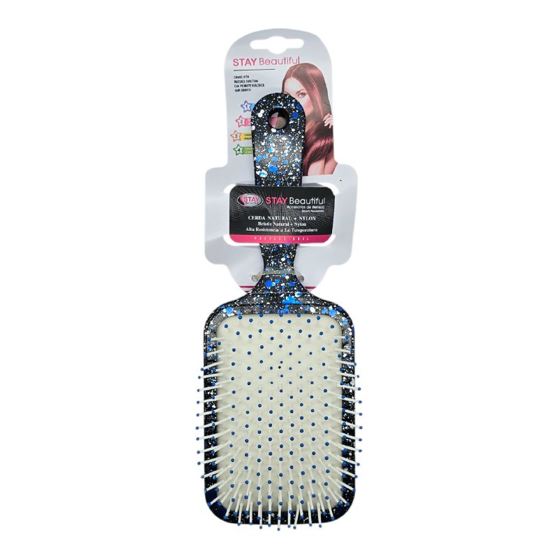 CEPILLO DESENREDANTE PARA EL CABELLO, ELIMINA NUDOS DE FORMA SUAVE Y SIN TIRONES STAY BEAUTIFUL