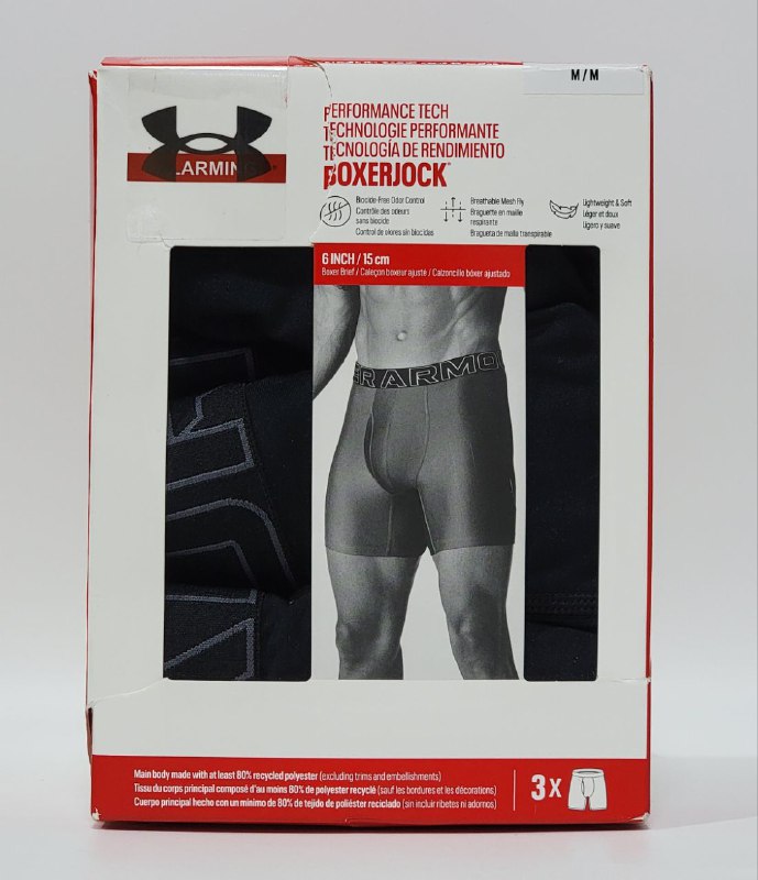 ROPA INTERIOR PARA CABALLERO UNDER ARMOUR 3UND M