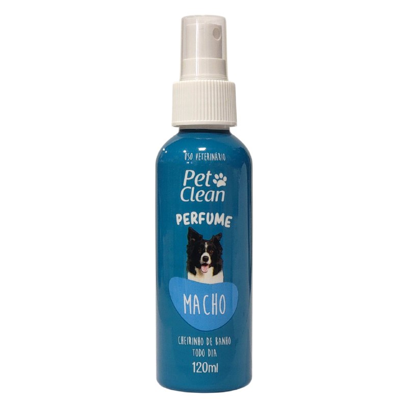 PERFUME PARA PERROS MACHOS AROMA FRESCO Y VARONIL PET CLEAN 120ML