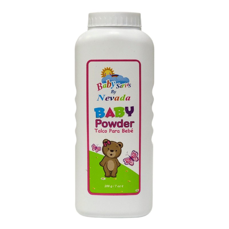 TALCO CORPORAL PARA BEBE CON SUAVE AROMA RELAJANTE NEVADA BABY 200G