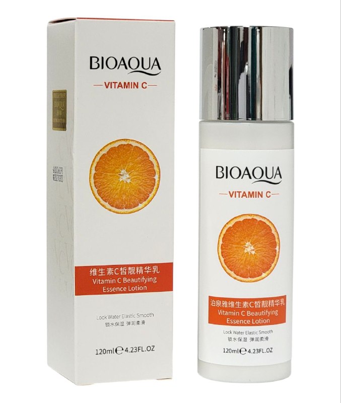 CREMA FACIAL HIDRATANTE E ILUMINADORA CON VITAMINA C BIOAQUA 120ML