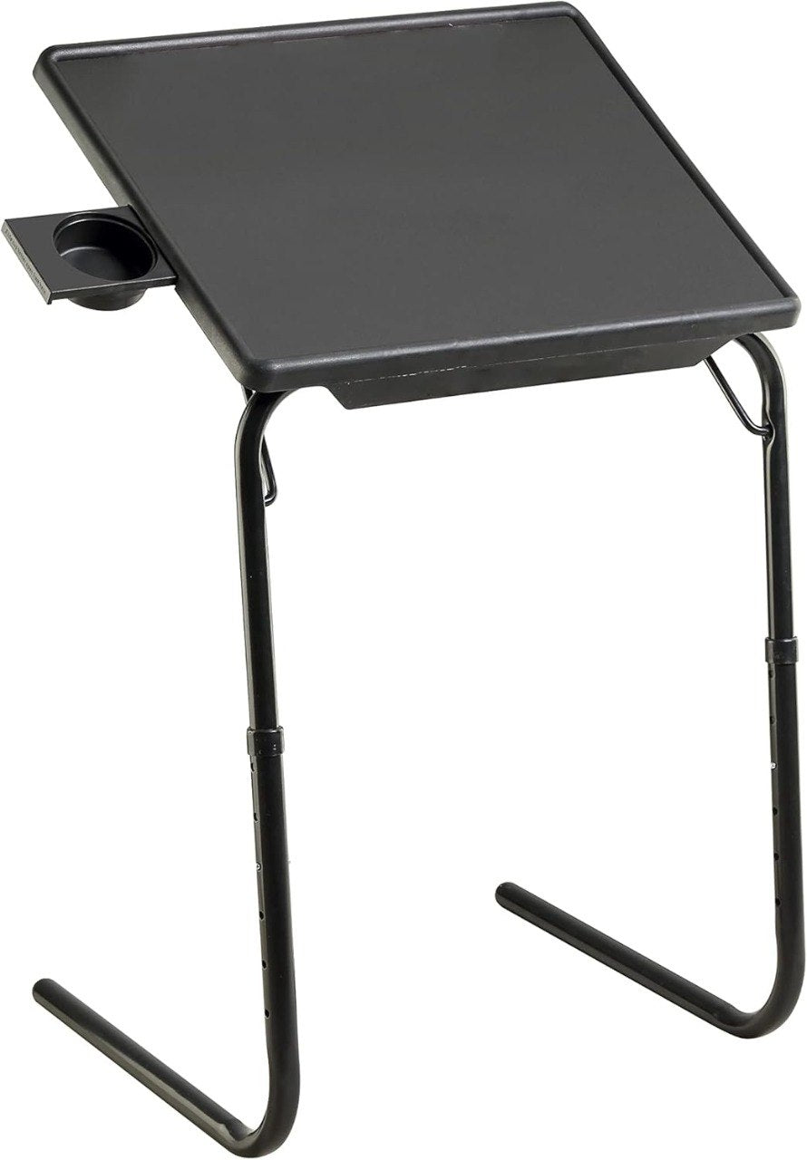 MESA AUXILIAR PLEDABLE PERSONAL CON SUPERFICIE DE POLIMERO Y ESTRUCTURA DE ACERO 6 ALTURAS