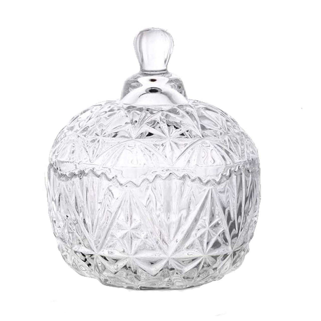 RECIPIENTE AZUCARERA DE CRISTAL 8X10CM