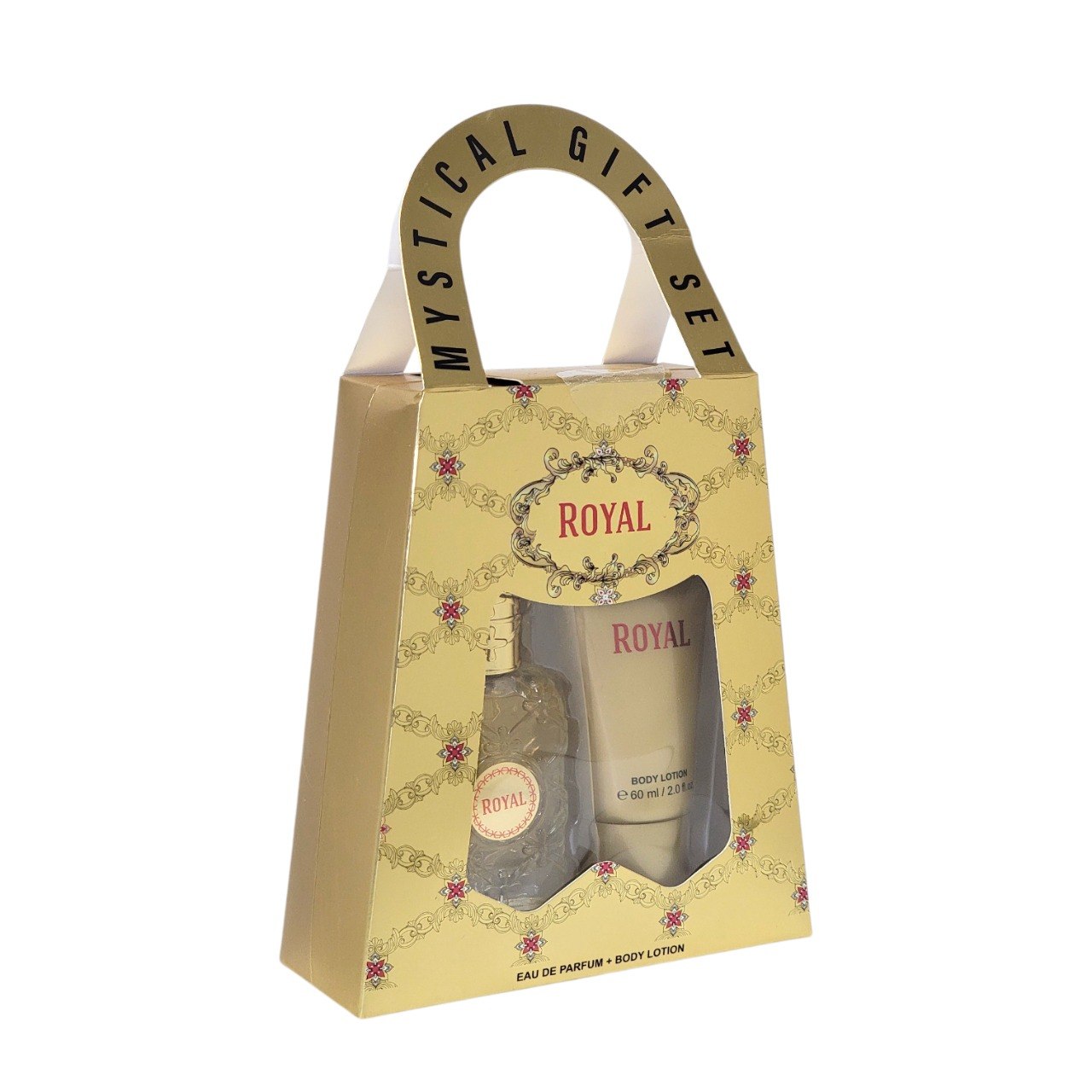 SET MYSTICAL ROYAL EDP 30ML CREMA CORPORAL 60ML (M) (AROMA SIMILAR A PACO RABANNE 1 MILLION ROYAL)