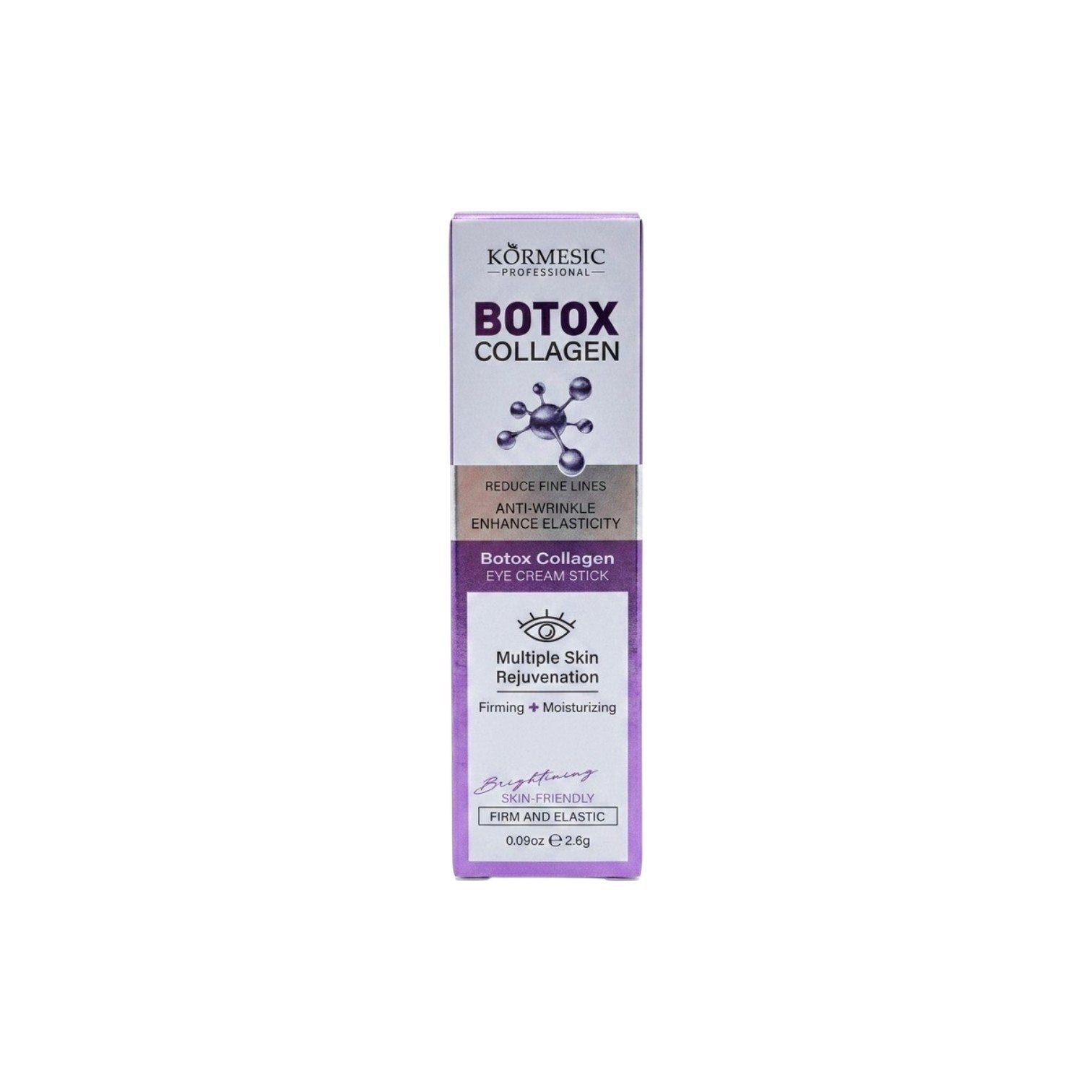 BALSAMO FACIAL EN BARRA ANTIEDAD DE COLAGENO Y BOTOX KORMESIC 2.6G