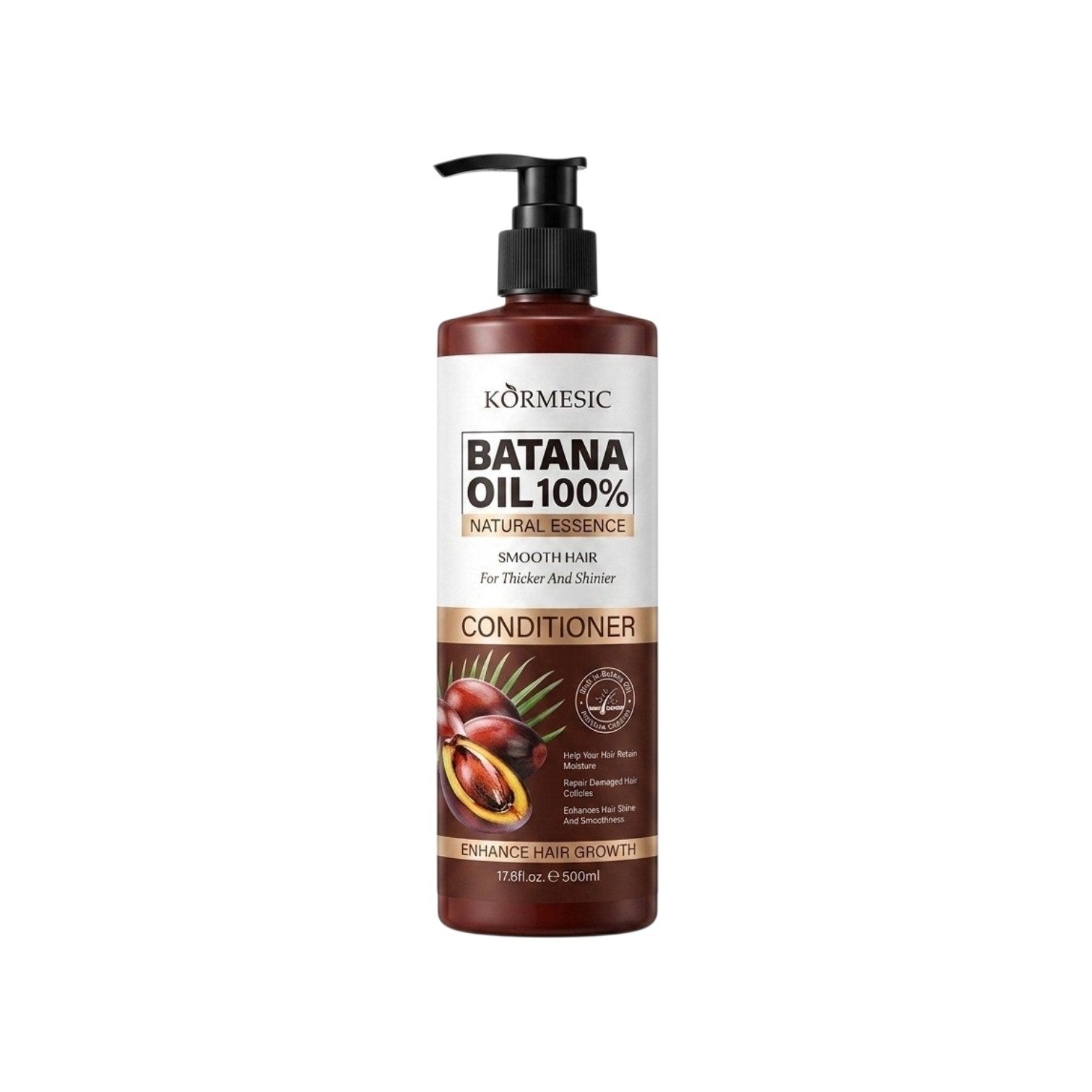 ACONDICIONADOR DE BATANA PURO HIDRATANTE Y SUAVIZANTE KORMESIC 500ML