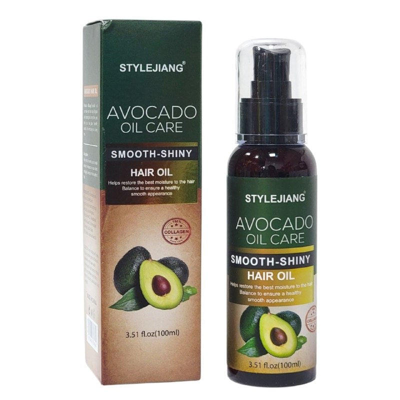 ACEITE PARA EL CABELLO DE AGUACATE HIDRATANTE Y RESTAURADOR STYLEJIANG 100ML