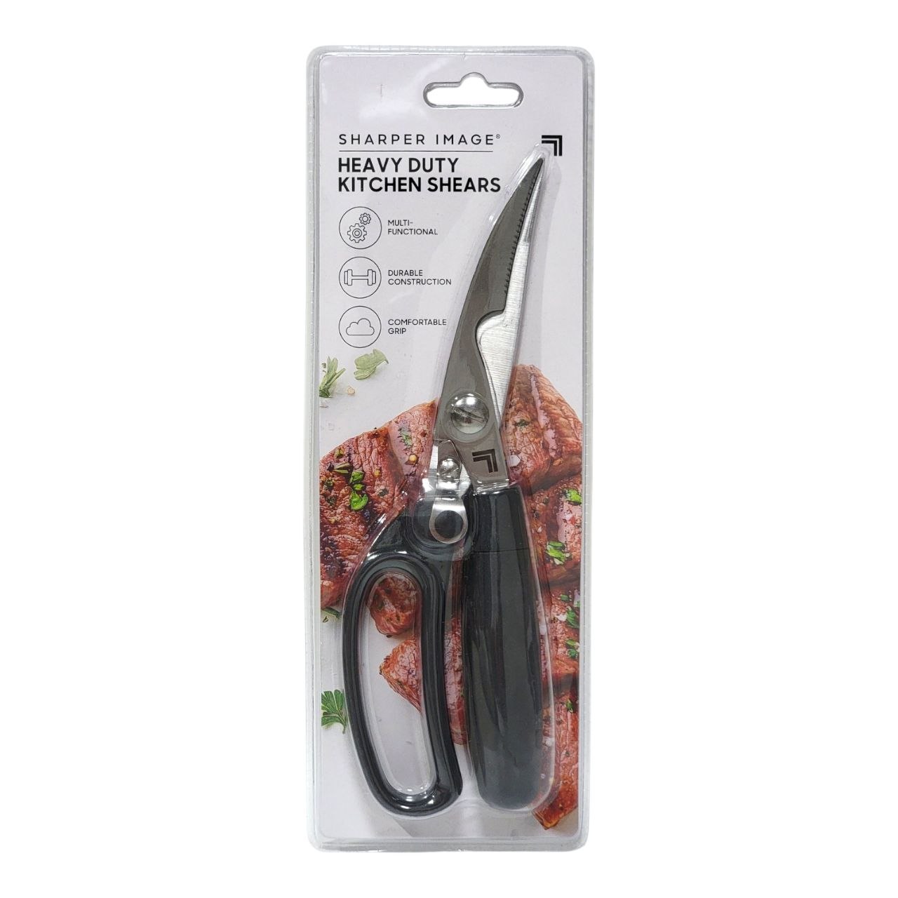 TIJERAS DE COCINA DE USO RUDO PARA TRABAJO PESADO SHARPER IMAGE 24CM