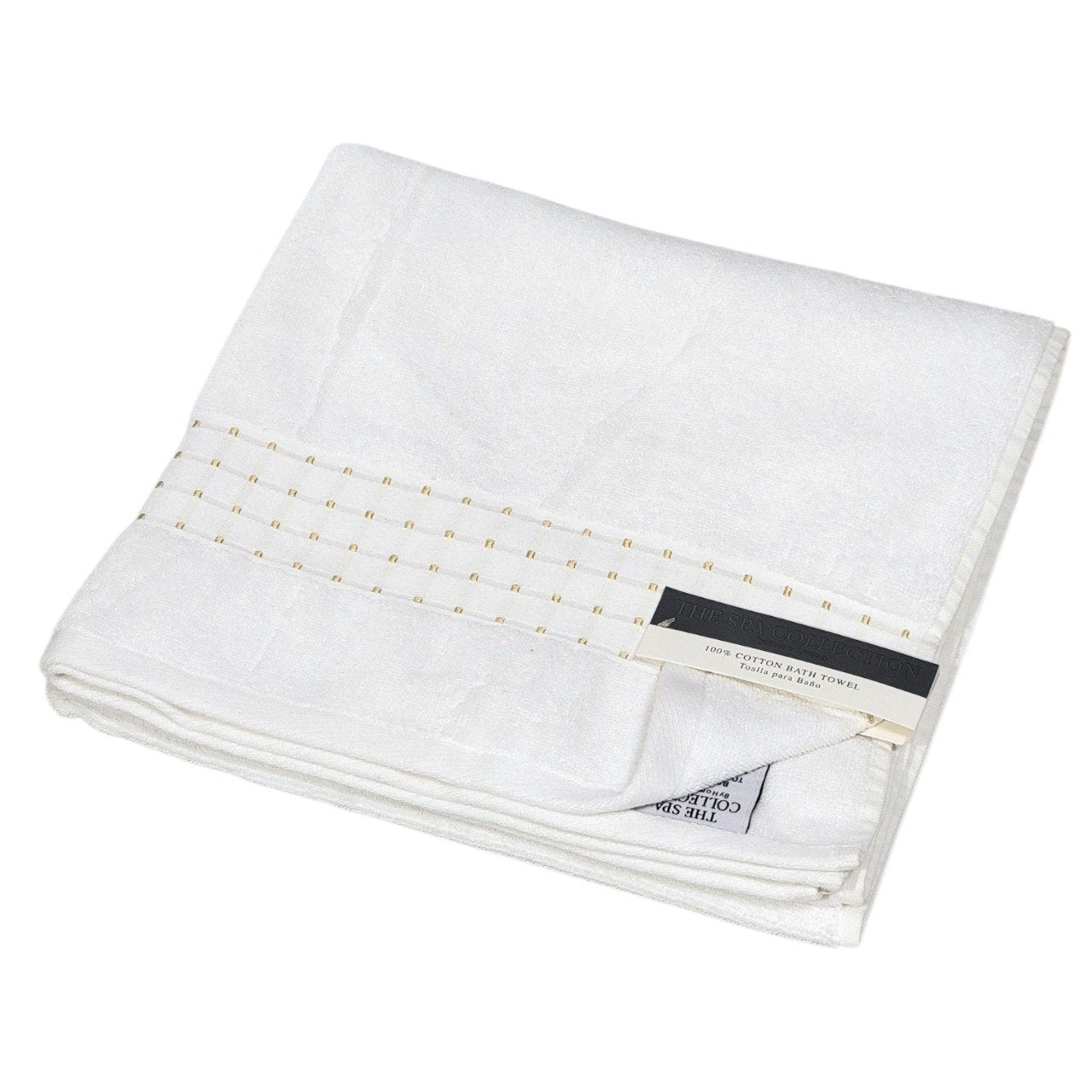 TOALLA DE BAÑO PARA CUERPO 100% ALGODON DE SECADO RAPIDO THE SPA COLLECTION 68X137CM