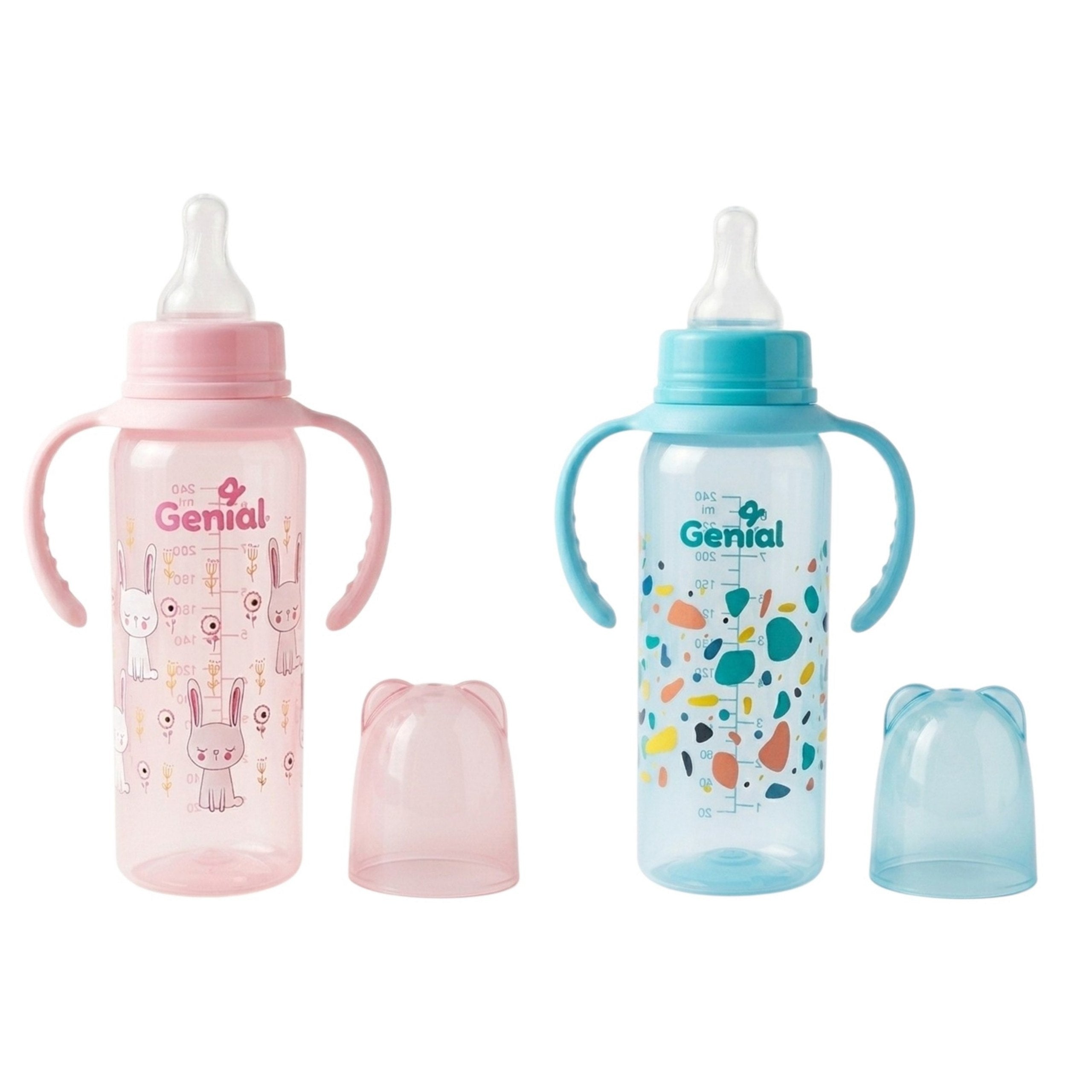 BIBERON DE APRENDIZAJE Y TRANSICION INFANTIL GENIAL 240ML
