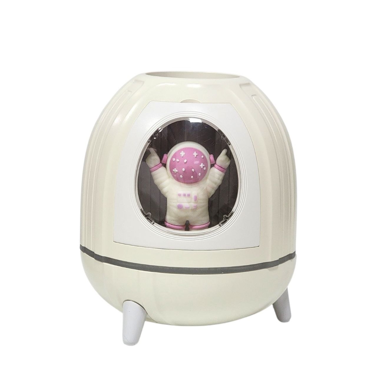 HUMIFICADOR PORTATIL CON LUZ LED CON FORMA DE CAPSULA ESPACIAL 250ML 14X11.5CM