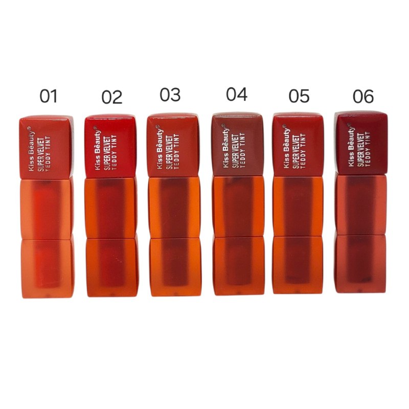 BRILLO LABIAL TINTA DE LABIOS DUPE DE MAYBELLINE, CON FORMULA LIGERA Y SUAVE POR 12H KISS BEAUTY