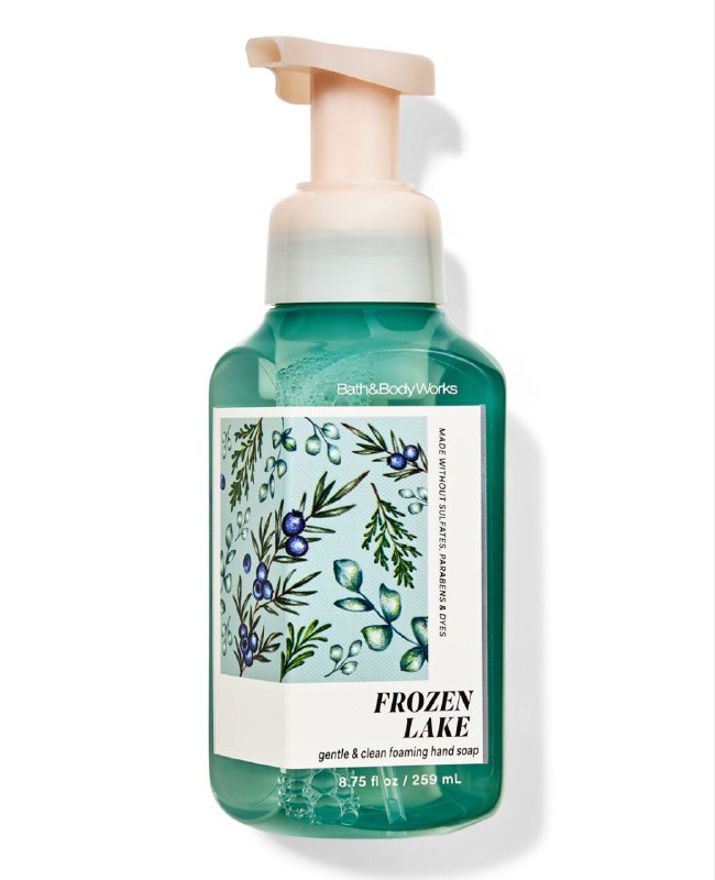 BATH & BODY WORKS JABON DE MANOS SUAVE Y LIMPIO FROZEN LAKE 259ML