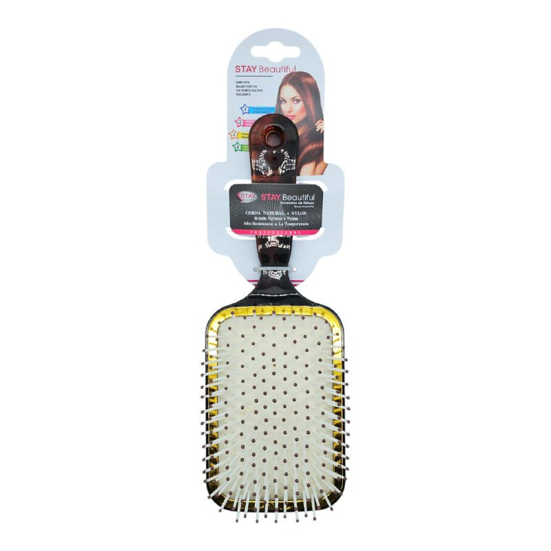CEPILLO DESENREDANTE PARA EL CABELLO, ELIMINA NUDOS DE FORMA SUAVE Y SIN TIRONES STAY BEAUTIFUL