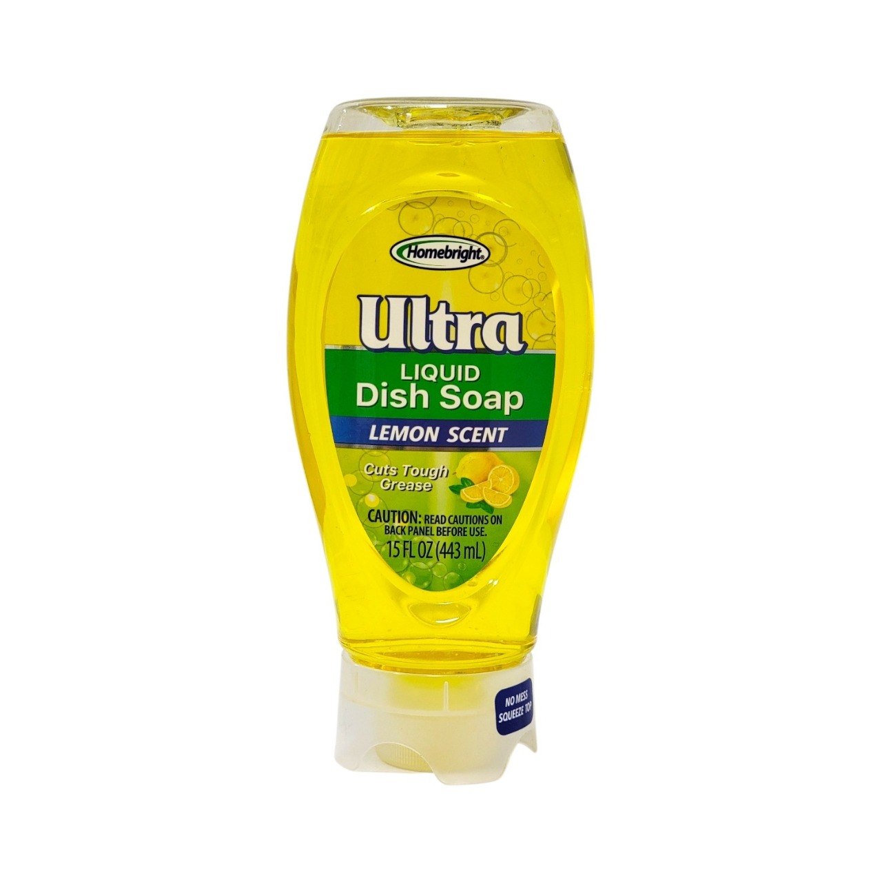 JABON LIQUIDO PARA LAVAR PLATOS CON AROMA A LIMON HOMEBRIGHT 443ML