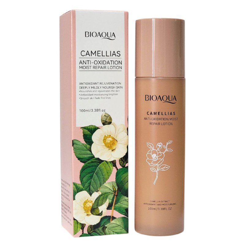CREMA FACIAL REPARADORA ANTIOXIDANTE CON ESENCIA DE CAMELIA BIOAQUA 100ML