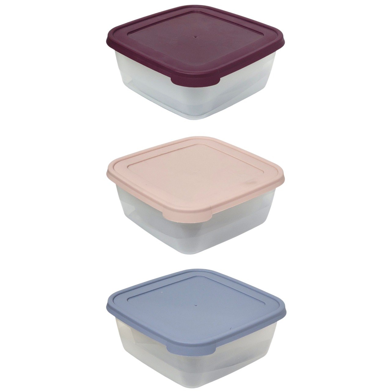SET DE RECIPIENTES PANAS PARA ALIMENTOS HERMETICAS BAGER 5PCS