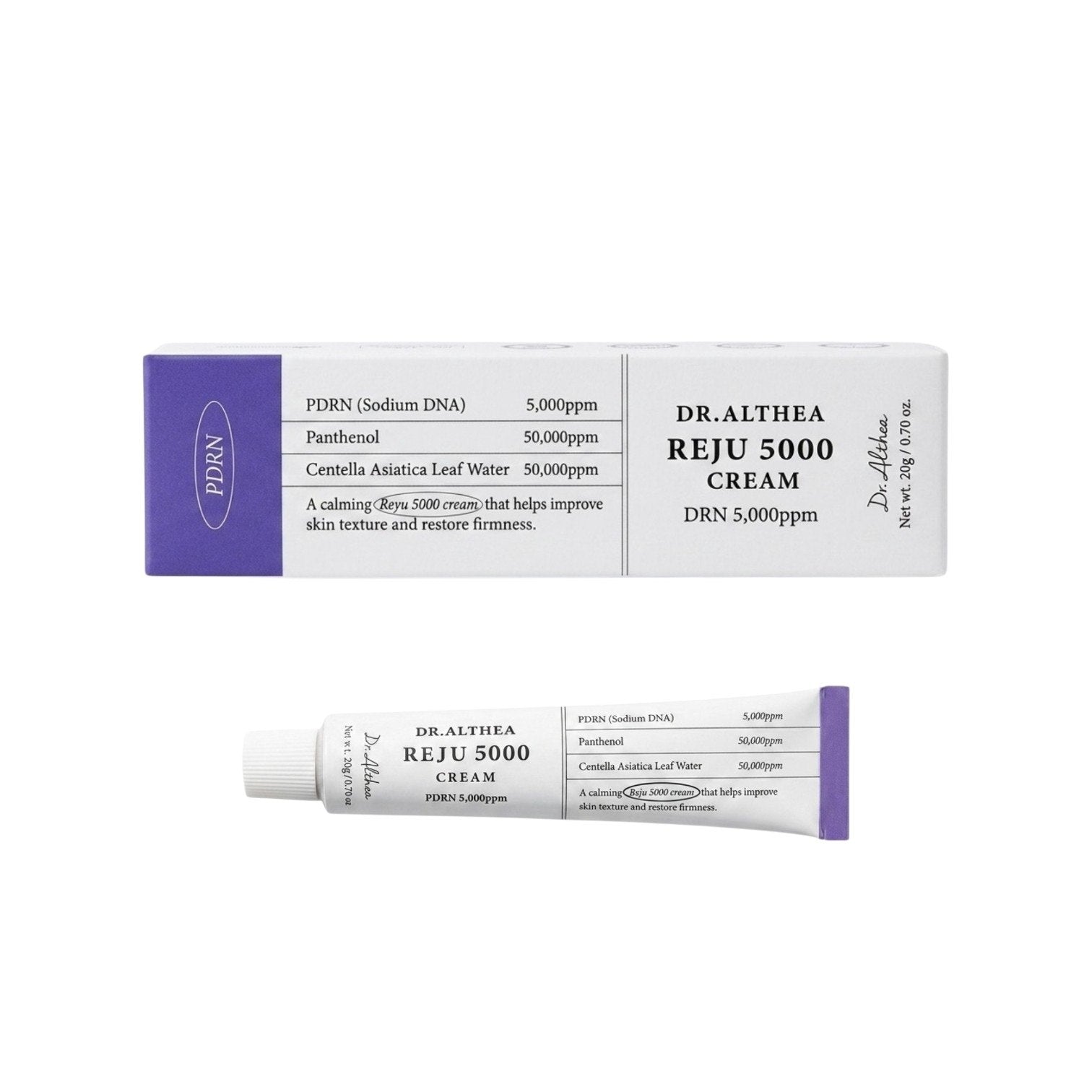 CREMA FACIAL DE REPARACION CUTANEA INTENSIVA REJU 5000 CREAM DR. ALTHEA 20G