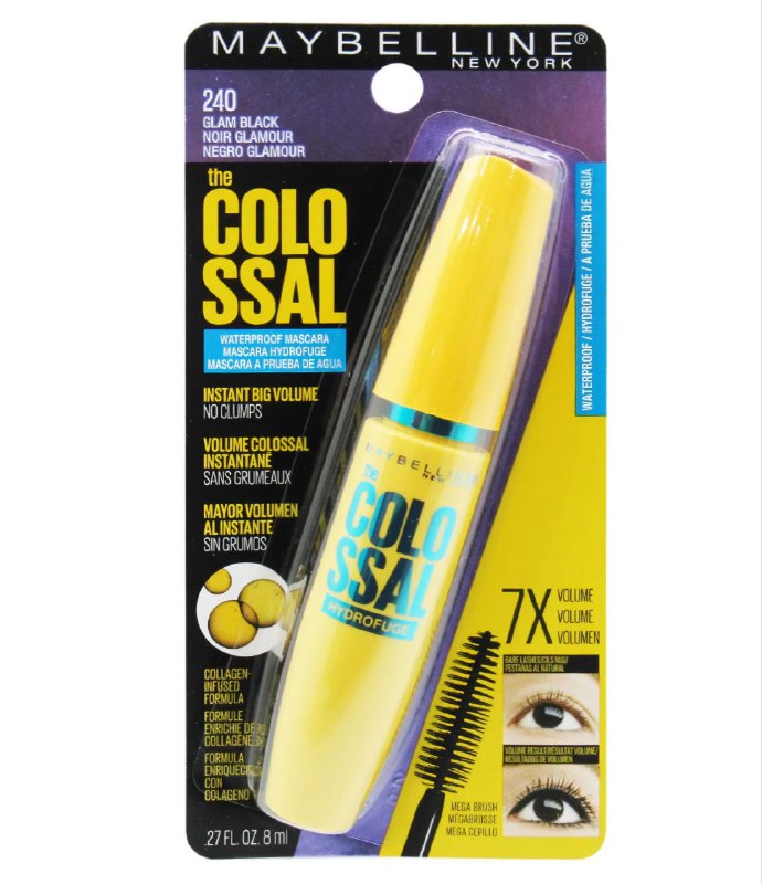 RIMEL IMPERMEABLE CON COLAGENO MAYBELLINE NEW YORK 240 8ML