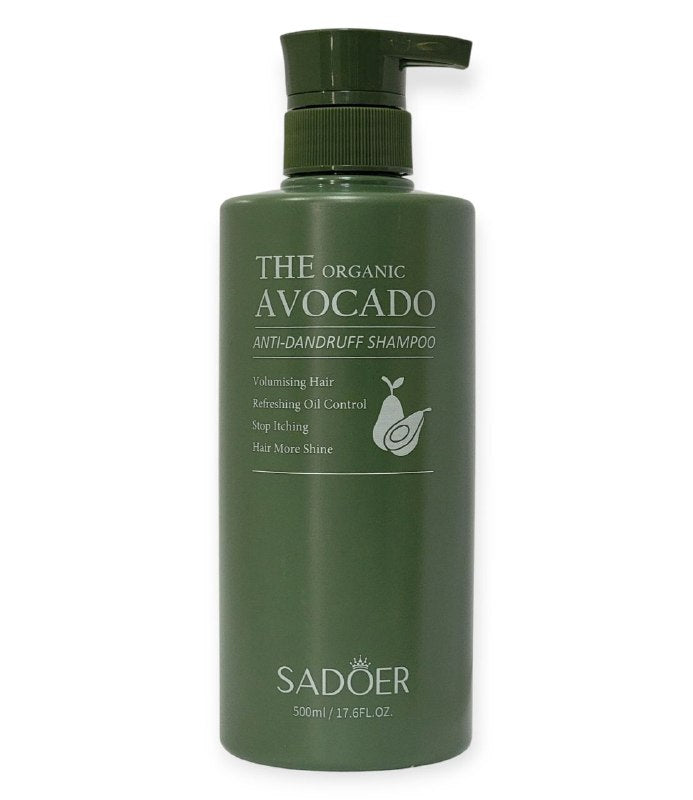 SHAMPOO ANTICASPA CON EXTRACTO DE AGUACATE ORGANICO 500ML