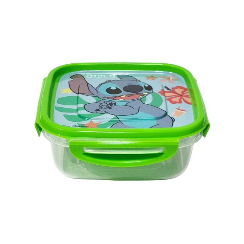 RECIPIENTE PANA PARA ALIMENTOS INFANTIL CON DISEÑO DE STITCH TAMAÑO PEQUEÑO