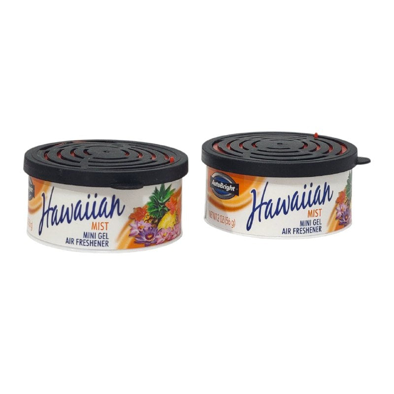 AMBIENTADOR AROMATIZANTE PARA EL CARRO OLOR A HARAIANO, ELEGANTE Y COMPACTO AUTOBRIGHT 56GX2
