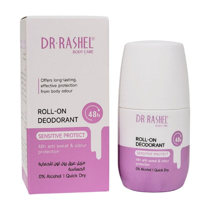 DESODORANTE ROLL-ON PARA PIEL SENSIBLE CON FORMULA HIPOALERGENICA DR RASHEL 50ML
