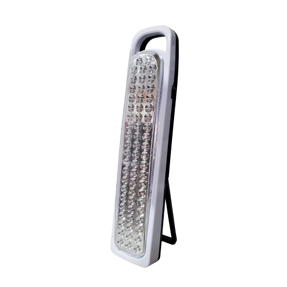 LUZ LED, LAMPARA DE EMERGENCIA 62 LED BLUE RECARGABLE
