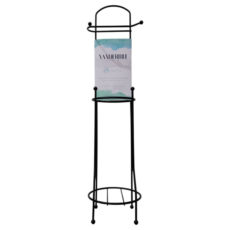 SOPORTE DE ALMACENAMIENTO PARA PAPEL HIGIENICO DE ACERO DURADERO VANDERBIL HOME COLLECTIONS