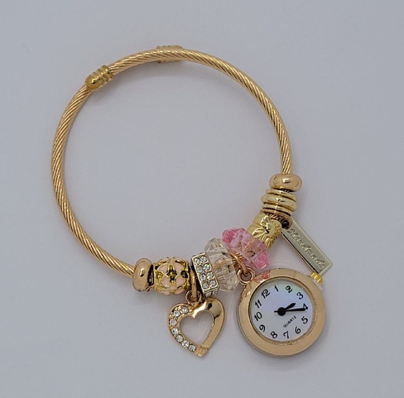 RELOJ ECONOMICO TIPO PANDORA PARA DAMA