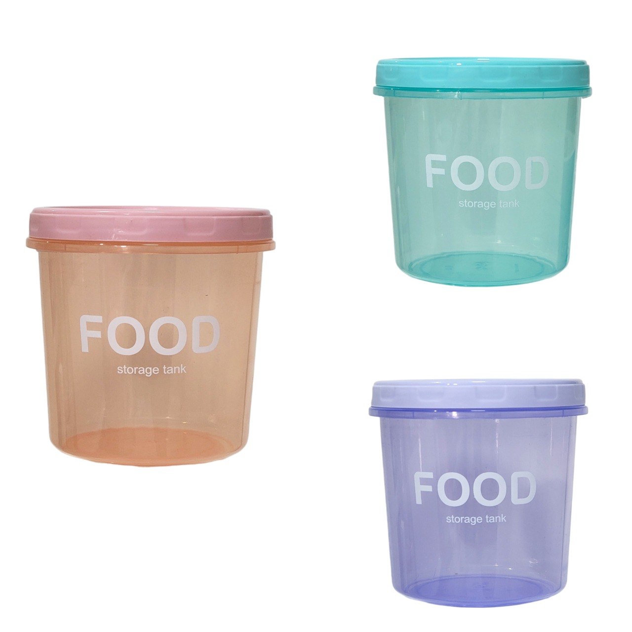 SET DE RECIPIENTES CONTENEDORES PARA ALIMENTOS CON CIERRE HERMETICO 4PCS