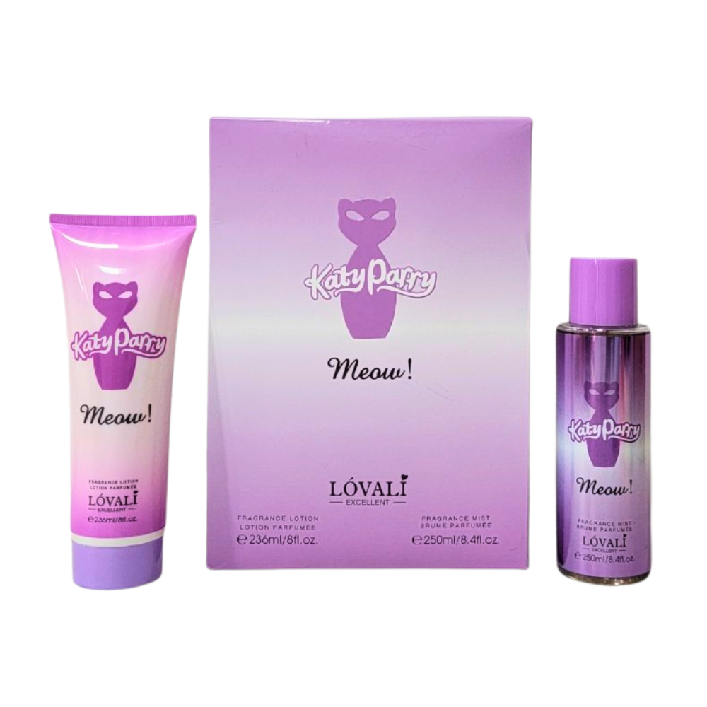 SET LOVALI KATY PARRY SPLASH 250ML, BODY LOTION 236ML (M)