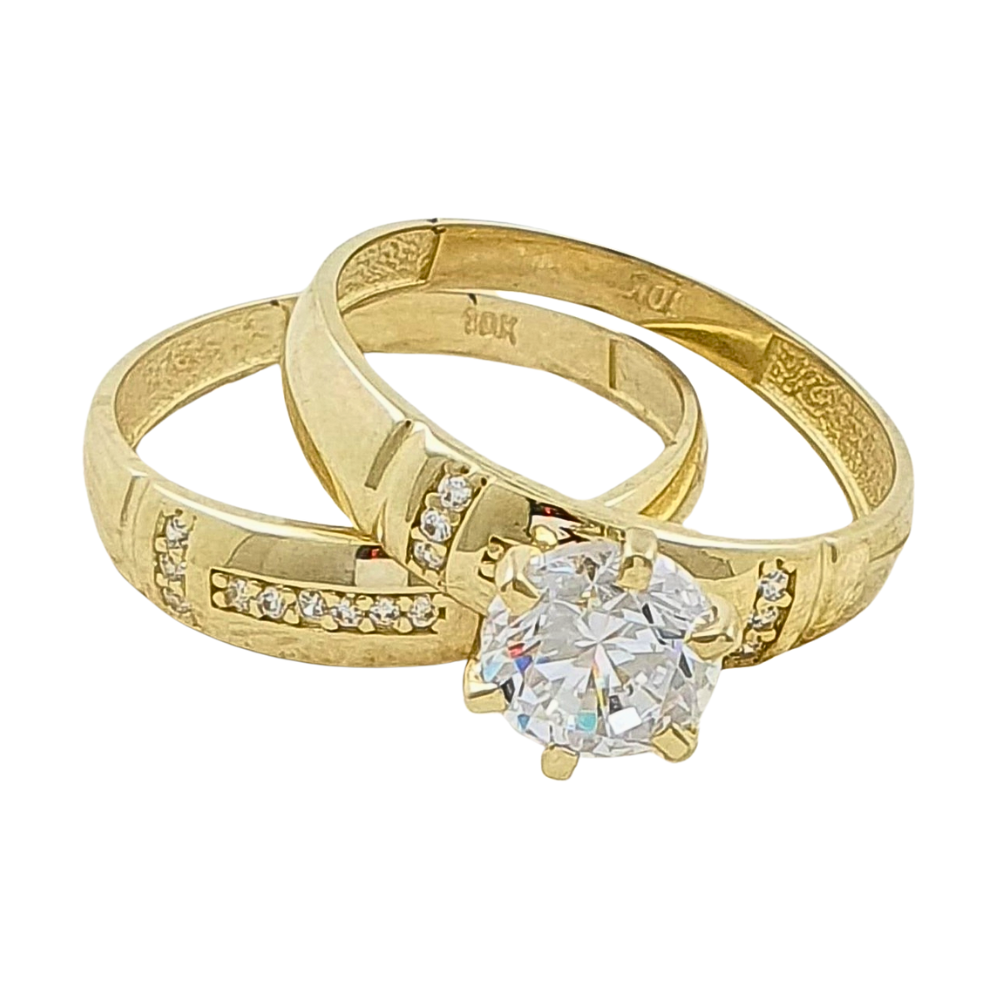 OANI791$9 FORMA ANILLO DE COMPROMISO CIRCON