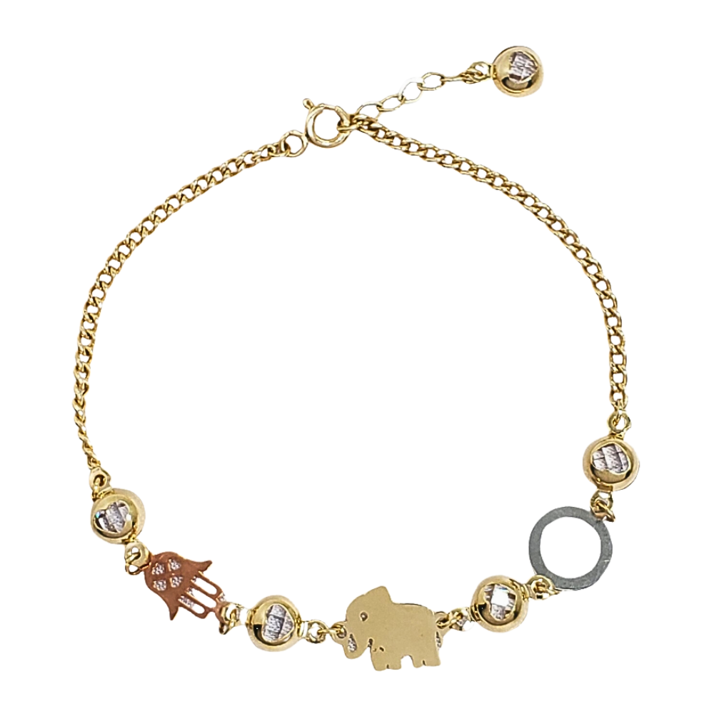 OPULD107 FORMA ELEFANTE, MANO DE FATIMA, CORAZON