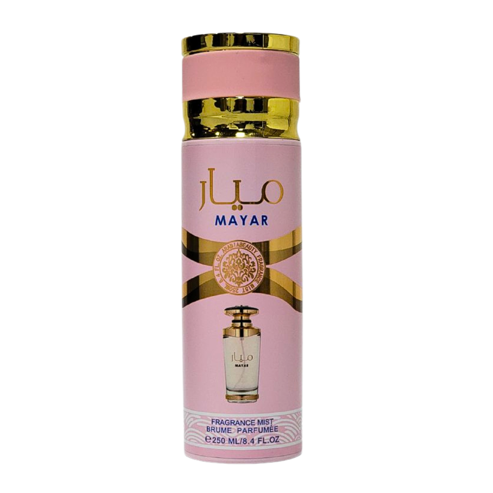 SPRAY PERFUMADO CONCENTRADO ARABIABEAUTY MAYAR 250ML (M)(DUPE DE LATTAFA MAYAR EDP 100ML)