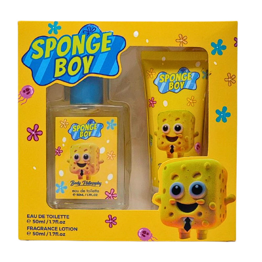 SET BOB SPONJA SPONGE BOY EDT 50ML, BODY LOTION 50ML (H)